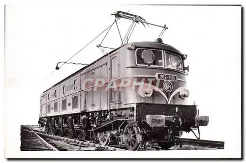 Cartes postales Train Locomotive electrique Serie 2D2 9101 9135