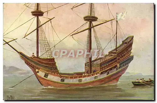 Cartes postales Bateau Voilier 16eme