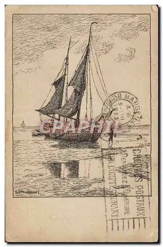 Cartes postales Bateau Voilier