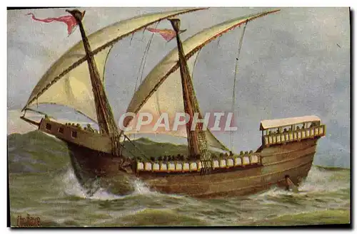 Cartes postales Bateau Voilier 15eme