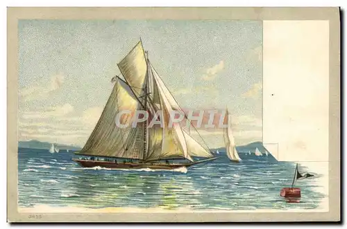 Cartes postales Bateau Voilier