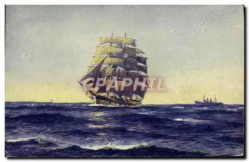 Cartes postales Bateau Voilier