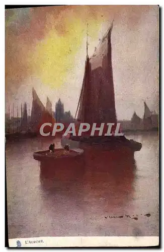 Cartes postales Bateau Voilier L'aurore