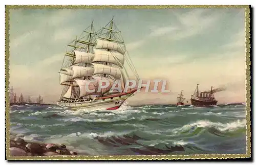 Cartes postales Bateau Voilier