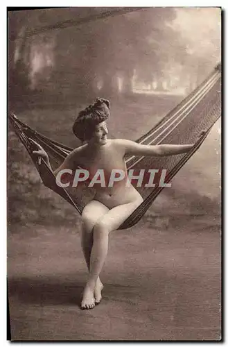 Cartes postales Femme Nu erotique Hamac