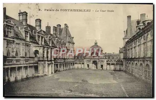 Cartes postales Palais De Fontainebleau La Cour Ovale