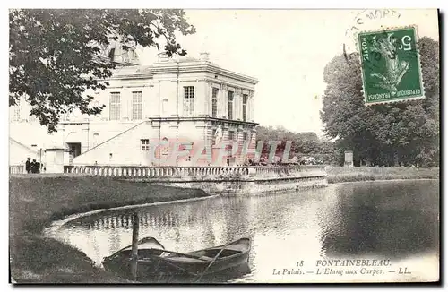 Cartes postales Palais De Fontainebleau L&#39Etang aux Carpes