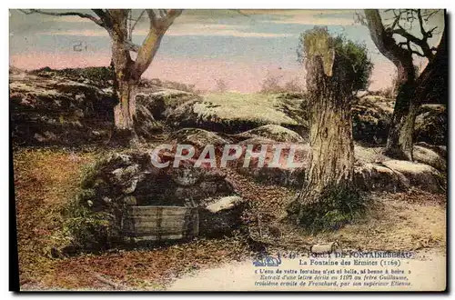 Ansichtskarte AK Foret De Fontainebleau La fontaine des ermites