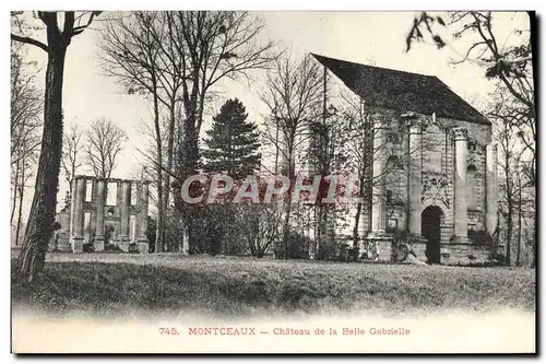 Ansichtskarte AK Montceaux Chateau de la Belle Gabrielle