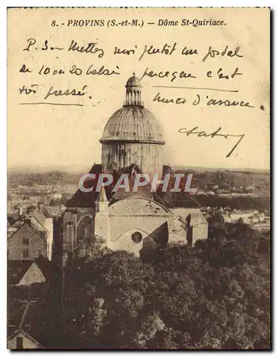 Cartes postales Provins Dome St Quiriace