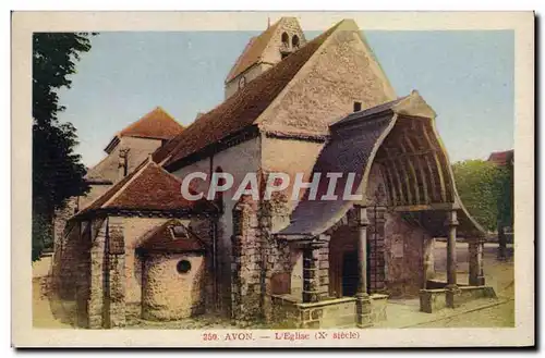 Cartes postales Avon L&#39Eglise