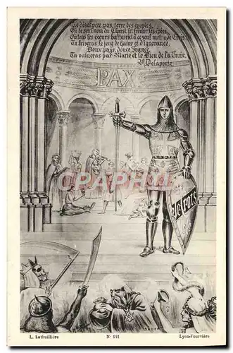 Cartes postales Chevalier Je crois