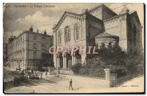 Ansichtskarte AK Montpellier Le Temple protestant