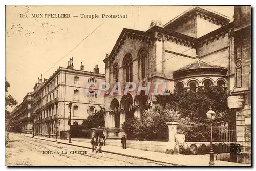 Ansichtskarte AK Montpellier Temple protestant