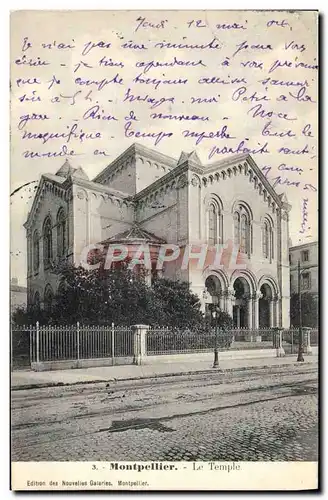 Ansichtskarte AK Montpellier Le temple Temple protestant