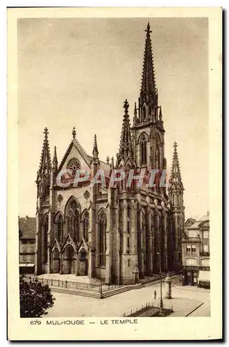 Cartes postales Mulhouse Le temple