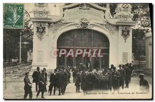 Cartes postales Brasserie Exposition de Nancy Consortium des brasseries