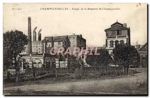 Cartes postales Brasserie Champigneulles Entree de la brasserie de Champigneulles