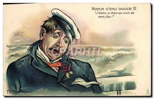 Cartes postales Bateau Marine d'eau douce III Bradshaw