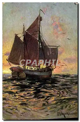 Cartes postales Bateau Voilier