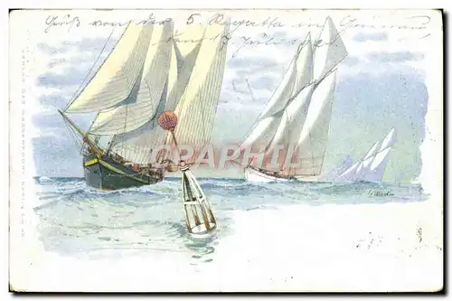 Cartes postales Bateau Voilier