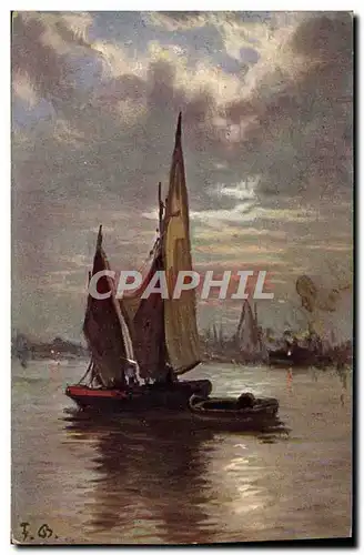 Cartes postales Bateau Voilier