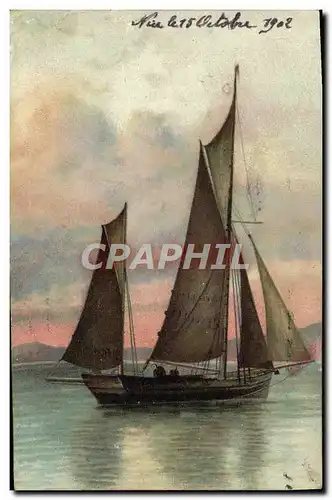 Cartes postales Bateau Voilier