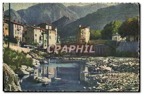 Cartes postales Sospel Vieilles maisons sur la Bevera