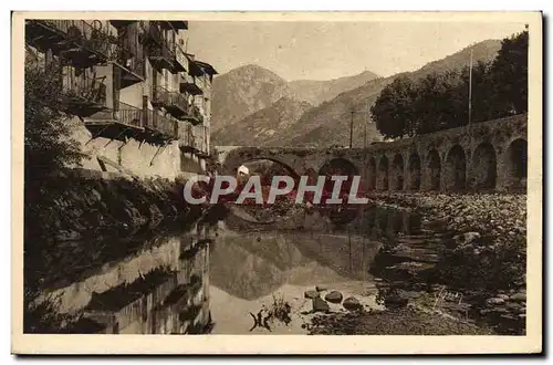 Ansichtskarte AK Sospel Vieux pont Vieilles maisons sur la Bevera