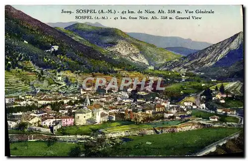 Cartes postales Sospel Vue Generale