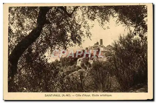 Cartes postales St Paul Cote d&#39Azur