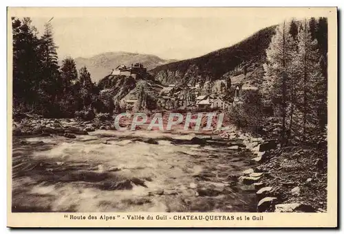 Cartes postales Vallee du Guil Chateau Queyras et le Guil