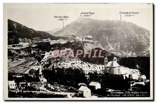 Cartes postales Briancon Ville la plus elevee de l'Europe