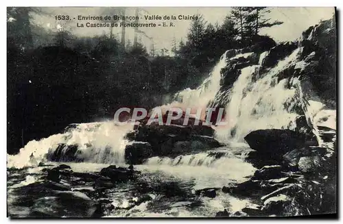 Ansichtskarte AK Briancon Environs de Vallee de la Clairee la cascade de Fontcouverte