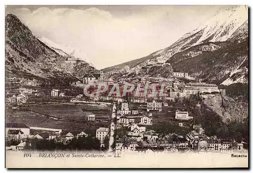 Cartes postales Briancon et Sainte Catherine