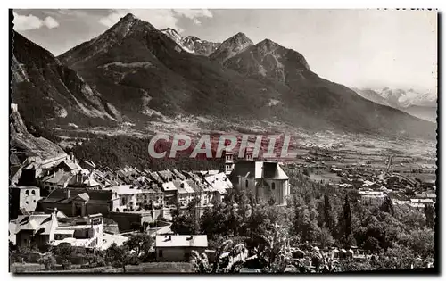 Moderne Karte Briancon Vue Generale et la Melezin