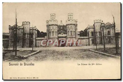 Cartes postales Prison de Ste Gilles Bruxelles