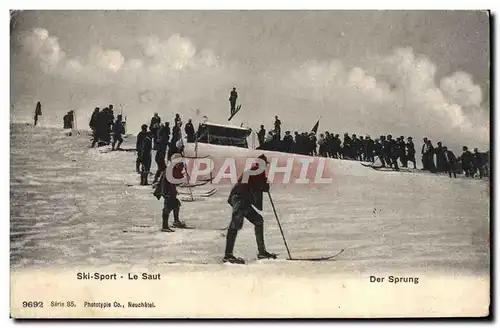 Cartes postales Sports d&#39hiver Ski Le saut
