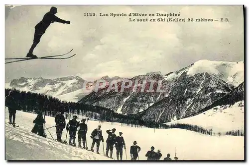 Cartes postales Sports d&#39hiver Ski Le saut en ski Keller