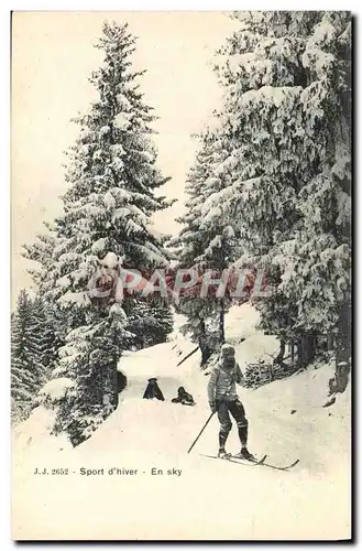 Cartes postales Sports d&#39hiver Ski