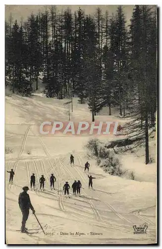 Cartes postales Sports d&#39hiver Ski Skieurs Chasseurs alpins