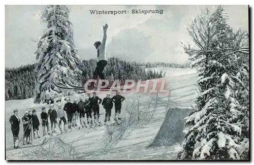 Ansichtskarte AK Sports d&#39hiver Ski Saut