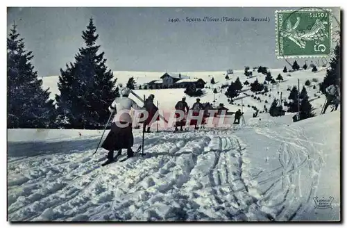 Cartes postales Sports d&#39hiver Ski Plateau du Revard