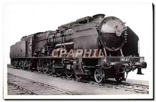 Cartes postales Train Locomotive 160