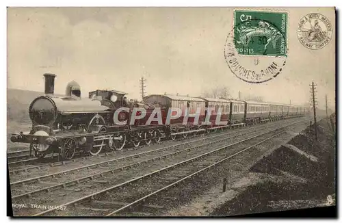 Cartes postales Train Locomotive Roayl Train en 1887