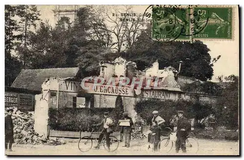 Cartes postales Alcool Senlis Vins Encausse Restaurant TOP Velo Cycle