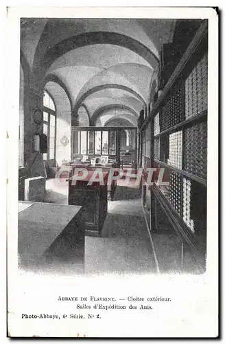 Ansichtskarte AK Alcool abbaye de Flavigny Cloitre exterieur Salles d&#39expedition des Anis