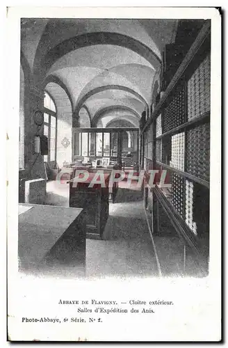 Cartes postales Alcool abbaye de Flavigny Cloitre exterieur Salles d&#39expedition des Anis