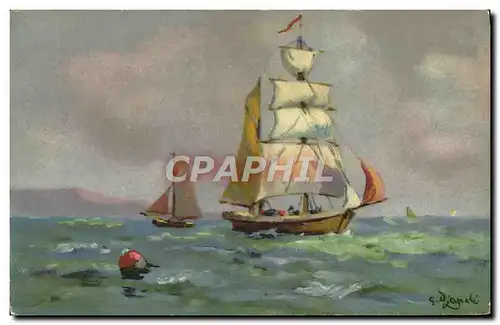 Cartes postales Bateau Voilier