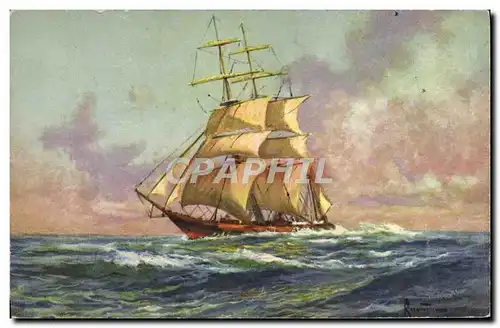 Cartes postales Bateau Voilier